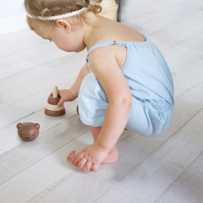 Wood Stacker Bear Toy