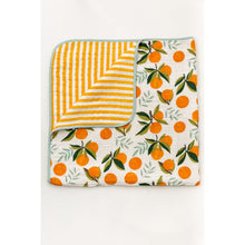 Load image into Gallery viewer, Cotton Muslin Clementine Print Quilt