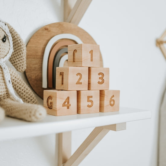 Handmade Maple ABC Blocks