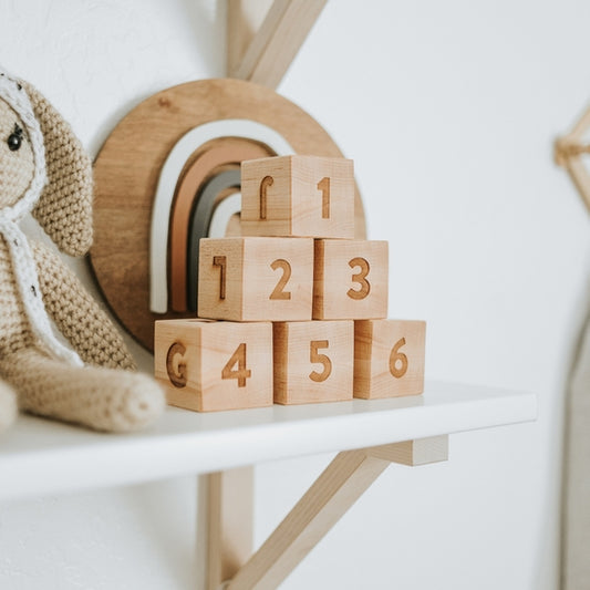 Handmade Maple ABC Blocks