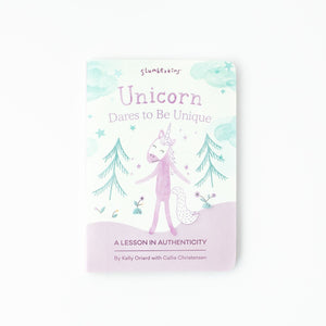 Rose Unicorn Snuggler & Book